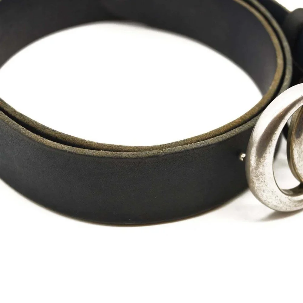 GUCCI Textured Calfskin Double G 40mm Belt 95 38 Dark Cocoa - Picture 5 of 11